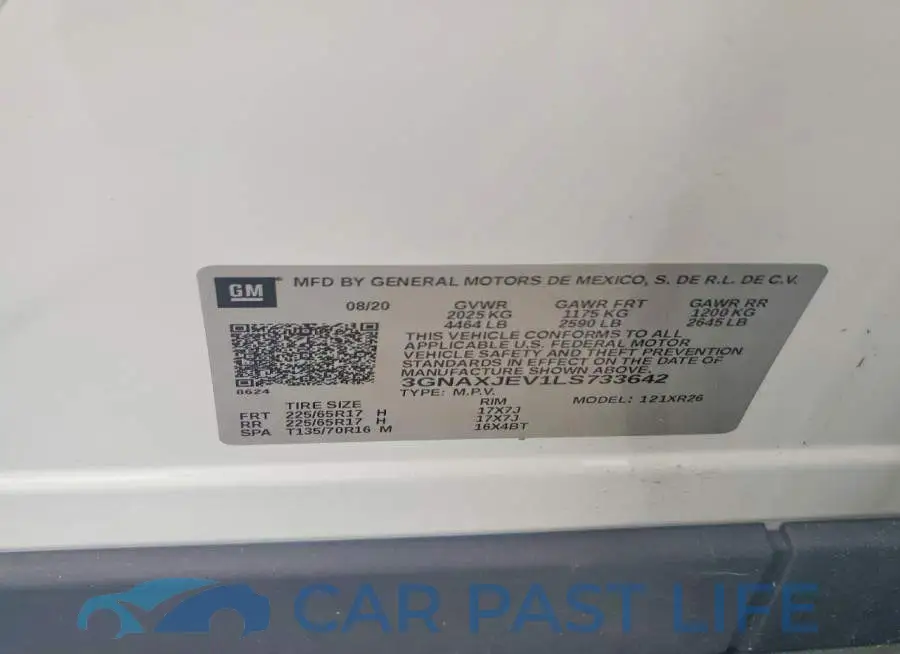 3GNAXJEV1LS733642# 14
