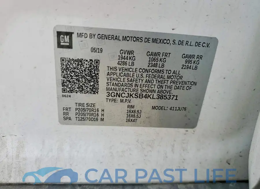 3GNCJKSB4KL385371# 13