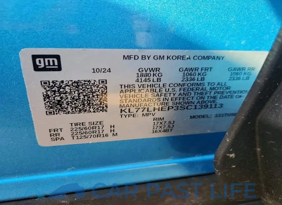 KL77LHEP3SC139113# 14