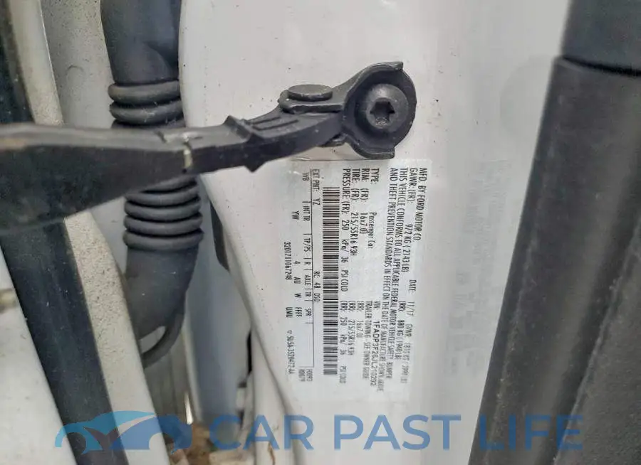 1FADP3F26JL210292# 12