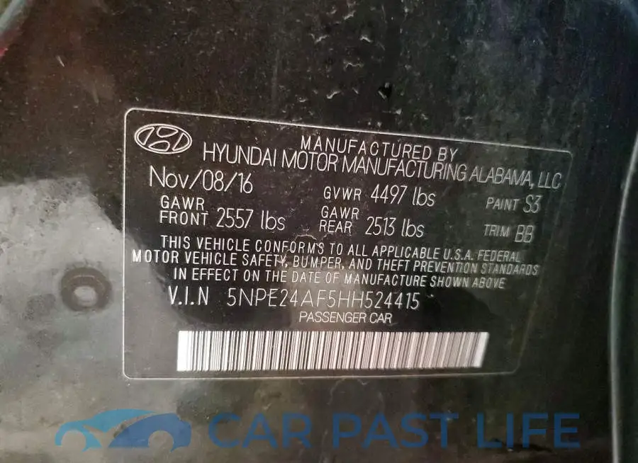 5NPE24AF5HH524415# 12