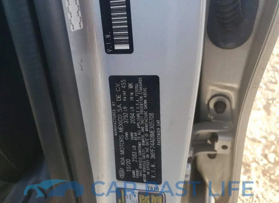 3KPF24AD8ME305708# 12