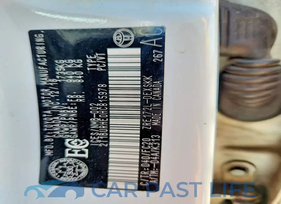 2T1BURHE0HC815978# 12