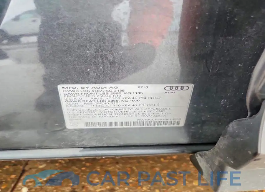 WA1BCCFS5JR010539# 13
