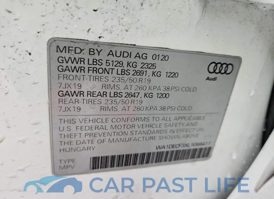 WA1DECF3XL1066411# 13