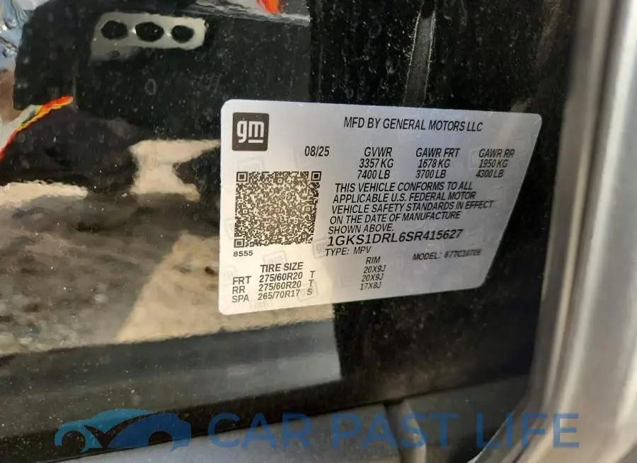 1GKS1DRL6SR415627# 13