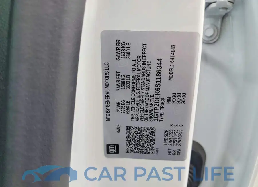 1GTP2DEK6S1186344# 13