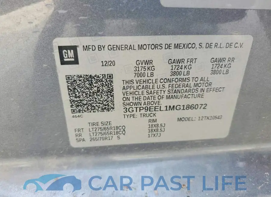 3GTP9EEL1MG186072# 12