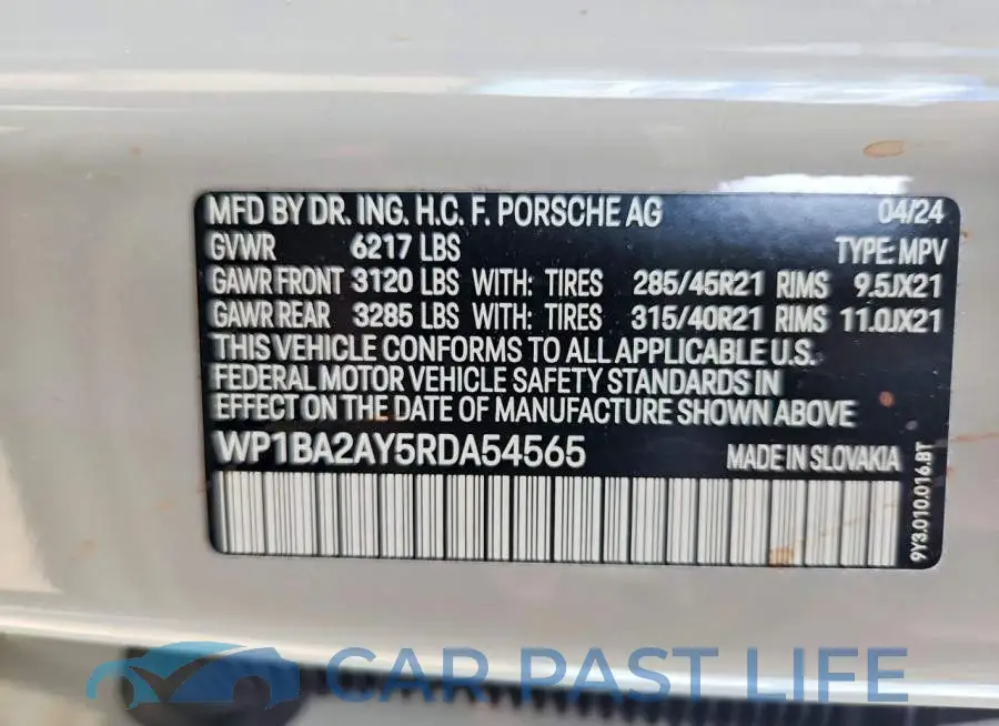 WP1BA2AY5RDA54565# 13