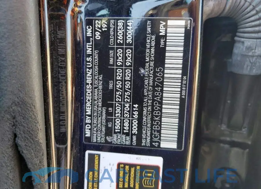 4JGFB5KB9PA847065# 14