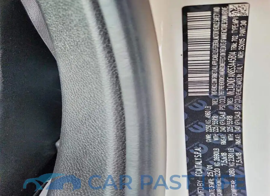 ZACNDFAN8S3A45814# 13