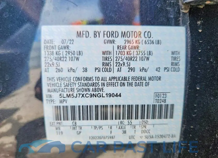 5LM5J7XC9NGL19044# 13