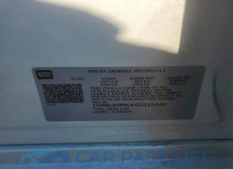 1G6DJ5RKXS0115341# 12