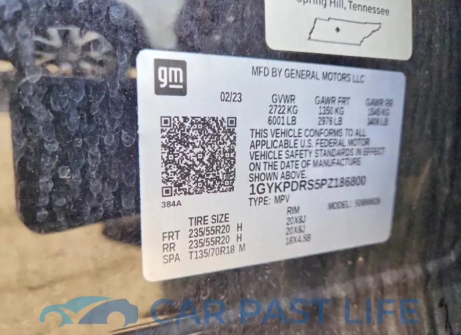 1GYKPDRS5PZ186800# 13