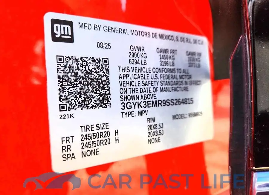 3GYK3EMR9SS264815# 13