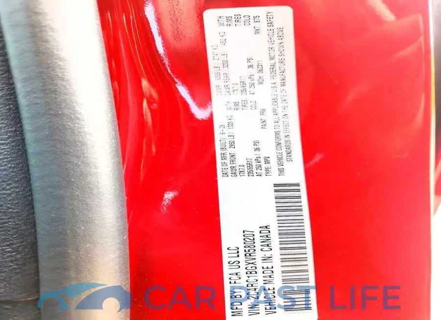 2C4RC1BGXVR580207# 13