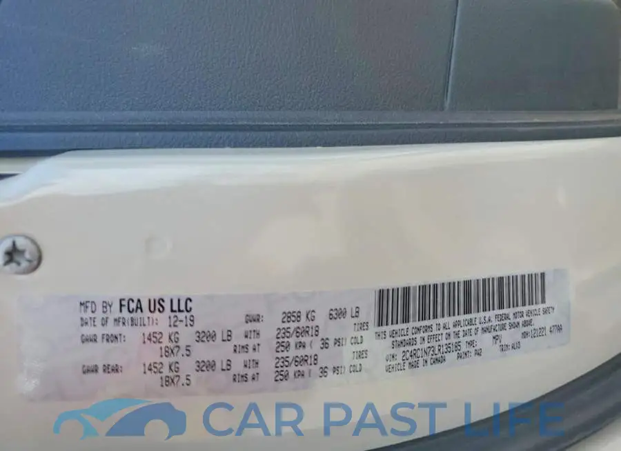 2C4RC1N73LR135185# 13