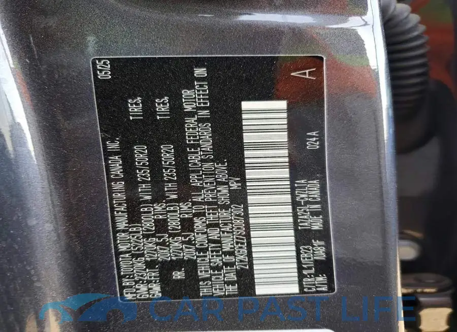 2T2KGCEZ7SC087302# 13