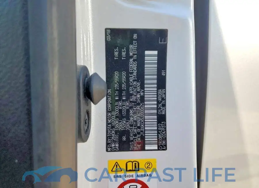 JTJDGKCA5J2000625# 12