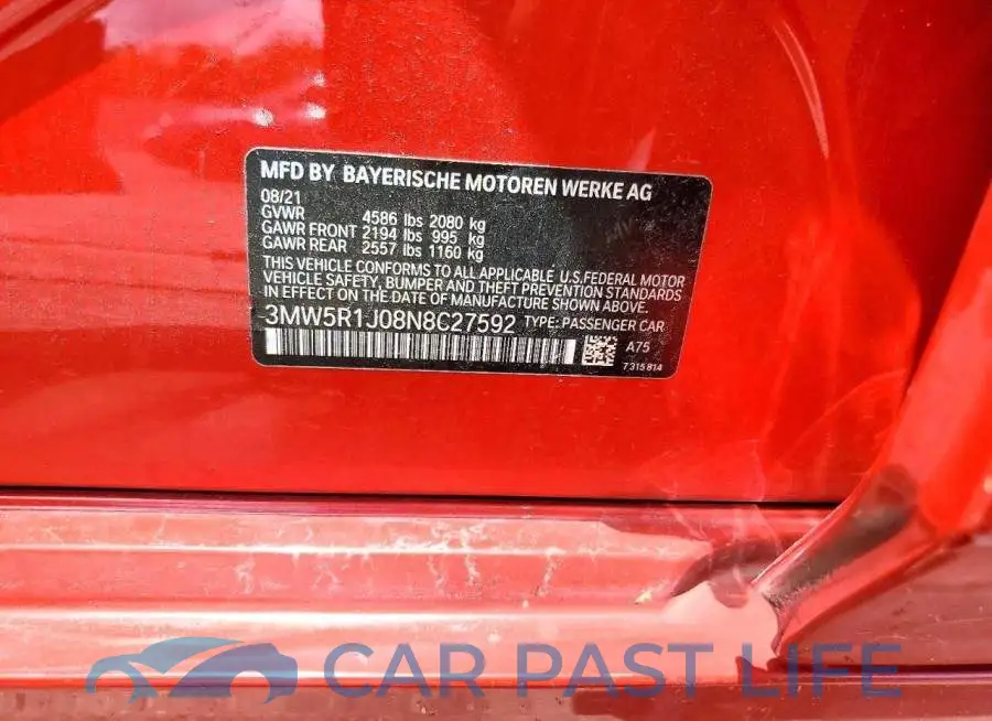 3MW5R1J08N8C27592# 12