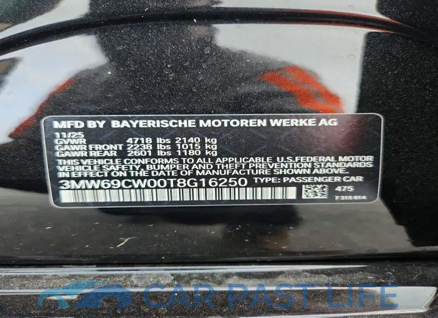 3MW69CW00T8G16250# 12
