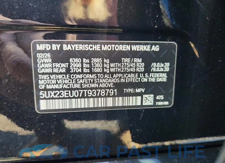 5UX23EU07T9378791# 13