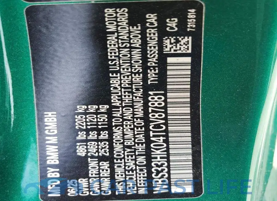 WBS33HK04TCV87881# 13
