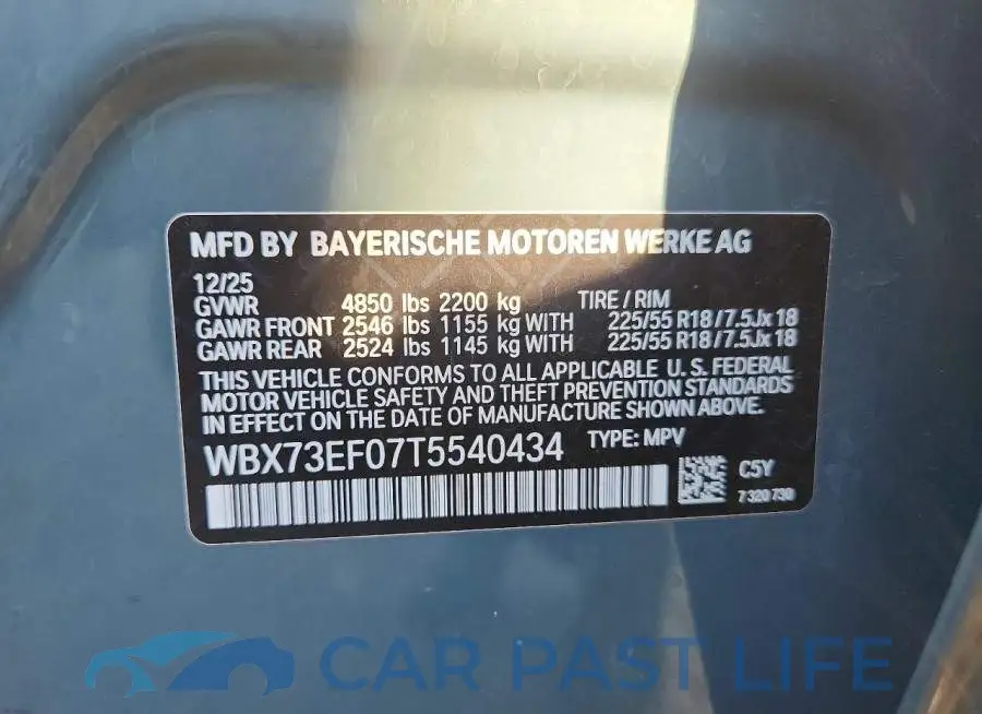 WBX73EF07T5540434# 13