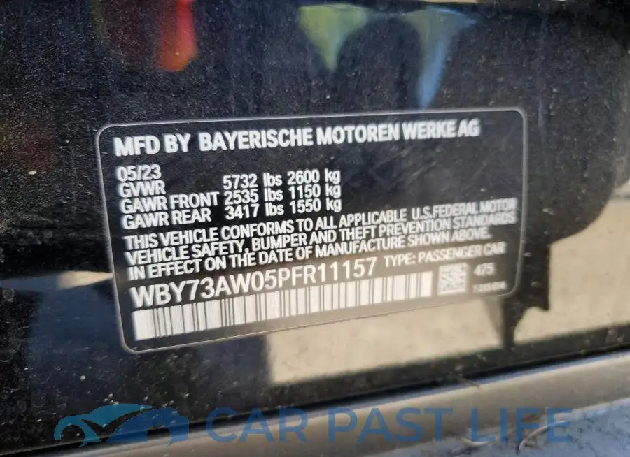 WBY73AW05PFR11157# 13
