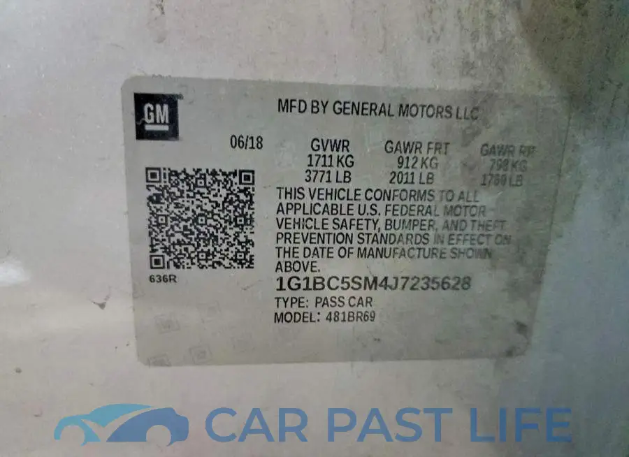 1G1BC5SM4J7235628# 12