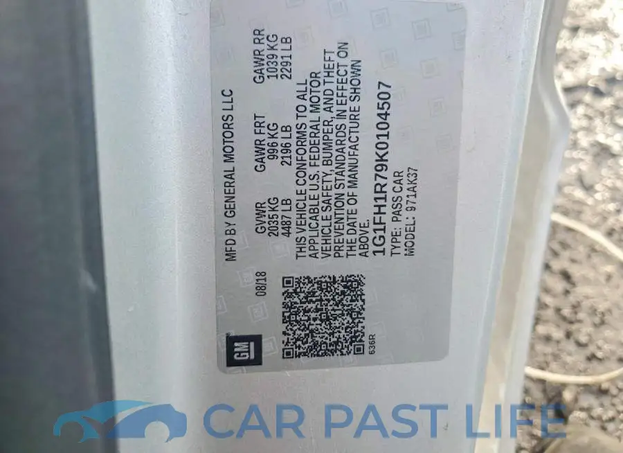 1G1FH1R79K0104507# 12