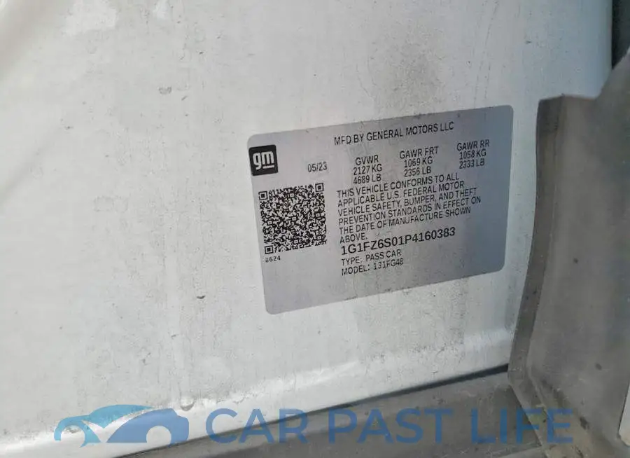 1G1FZ6S01P4160383# 13