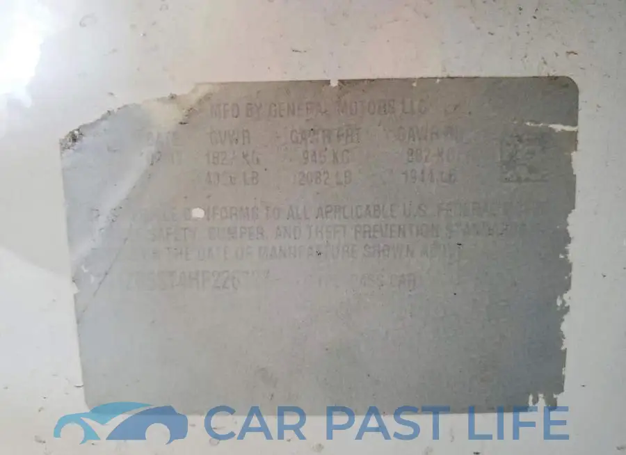 1G1ZB5ST4HF226727# 12