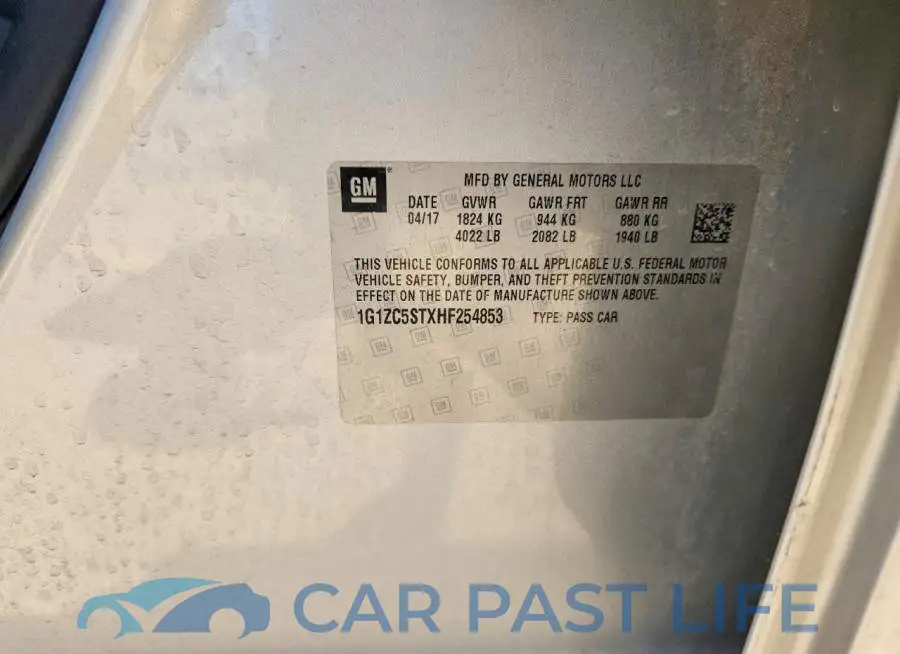 1G1ZC5STXHF254853# 12