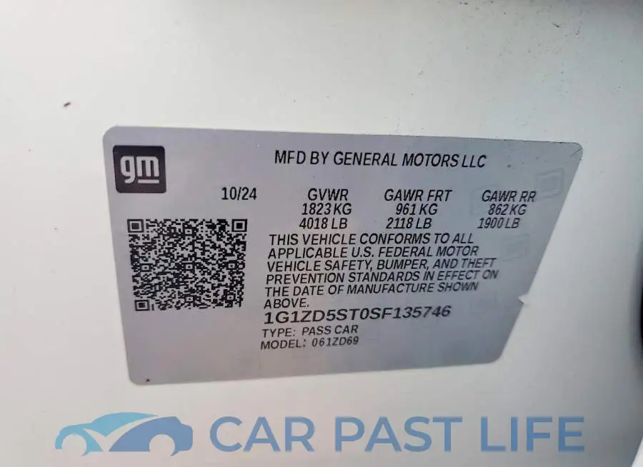 1G1ZD5ST0SF135746# 12