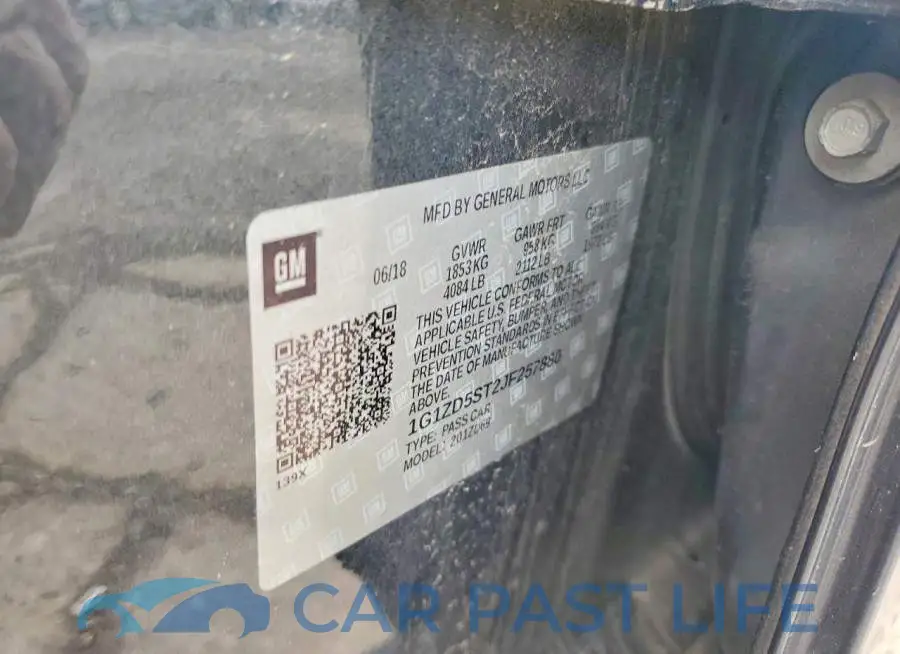 1G1ZD5ST2JF257880# 12