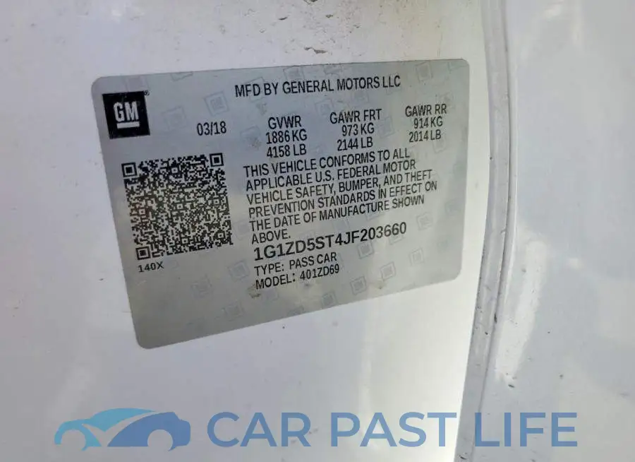 1G1ZD5ST4JF203660# 12