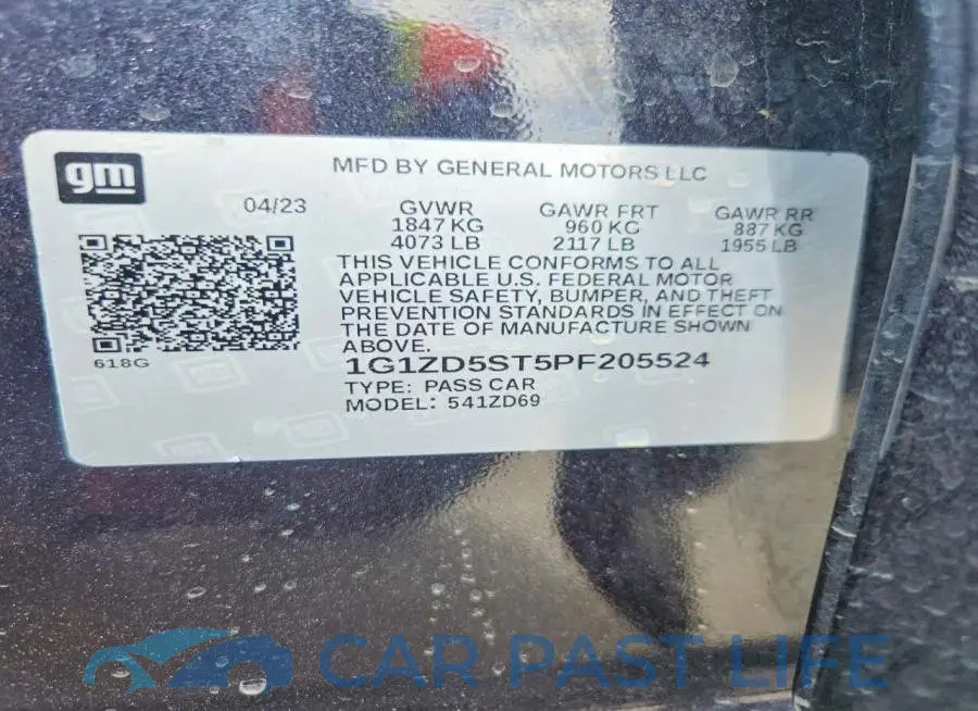 1G1ZD5ST5PF205524# 13