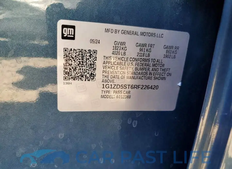 1G1ZD5ST6RF226420# 13