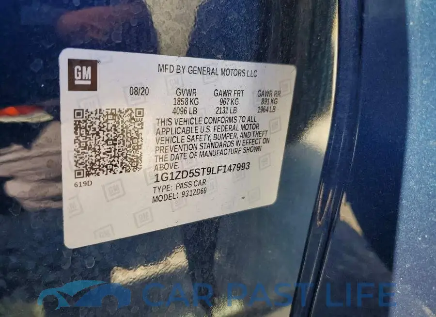 1G1ZD5ST9LF147993# 12