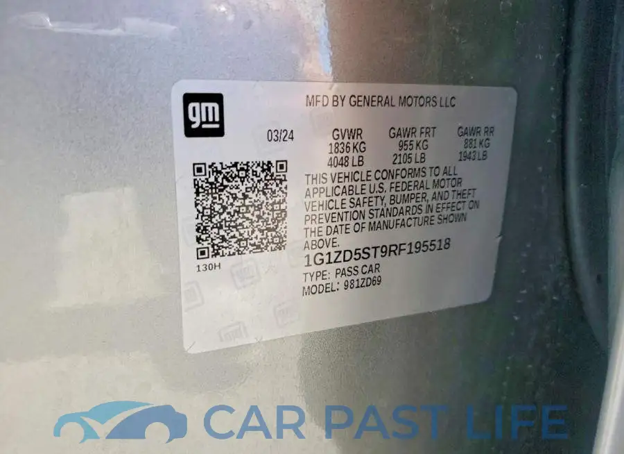 1G1ZD5ST9RF195518# 12