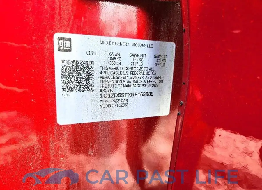1G1ZD5STXRF163886# 12