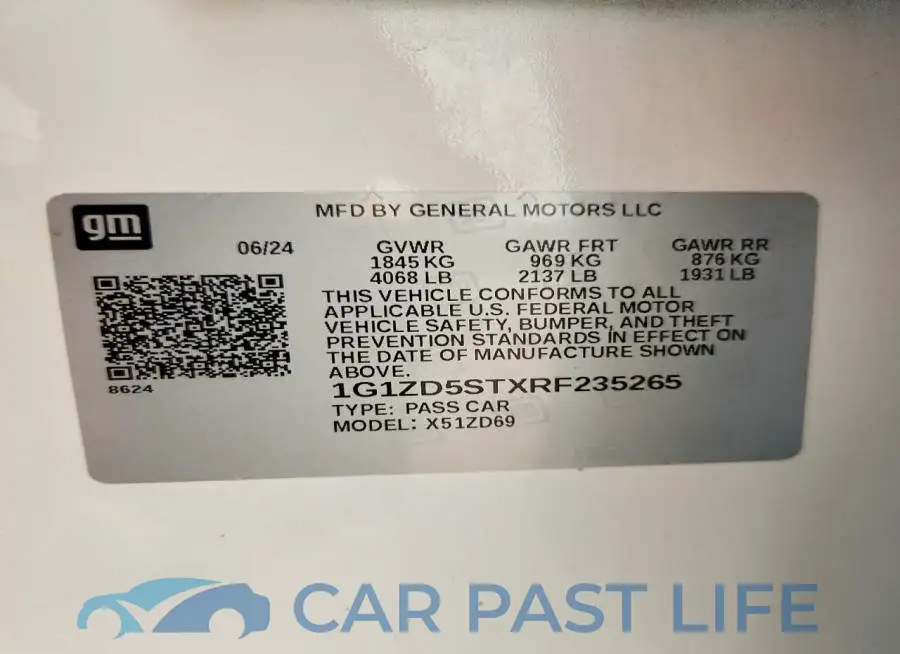 1G1ZD5STXRF235265# 12