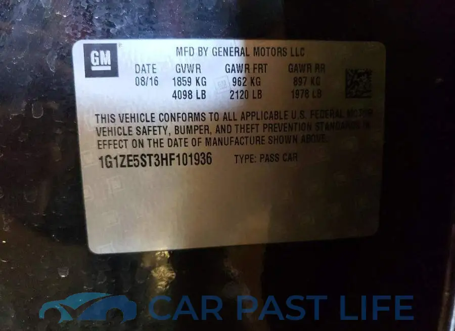 1G1ZE5ST3HF101936# 12
