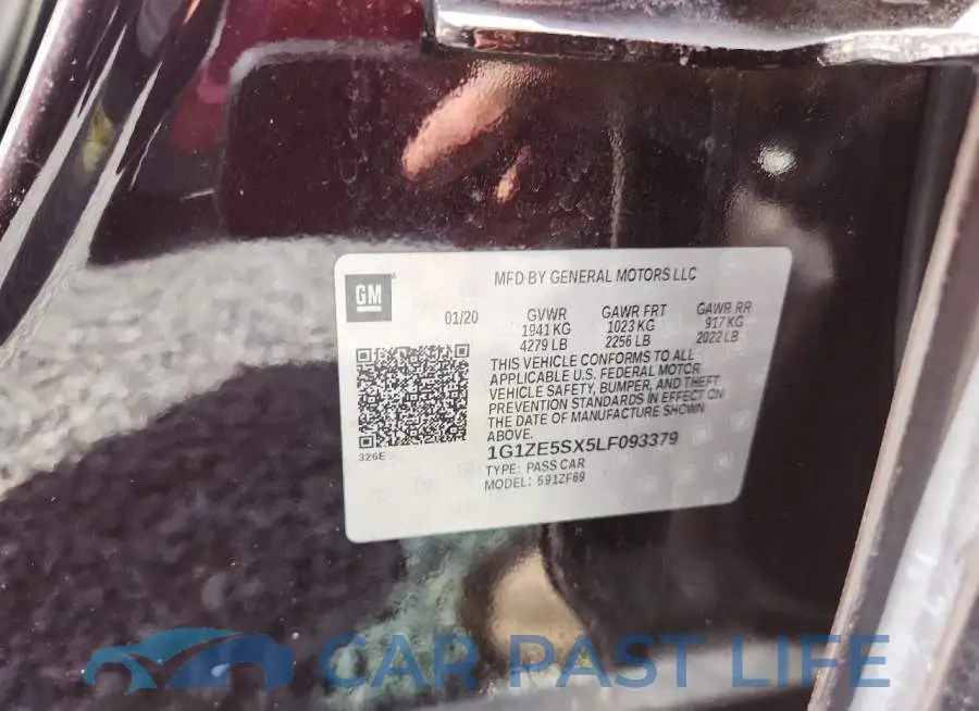 1G1ZE5SX5LF093379# 12
