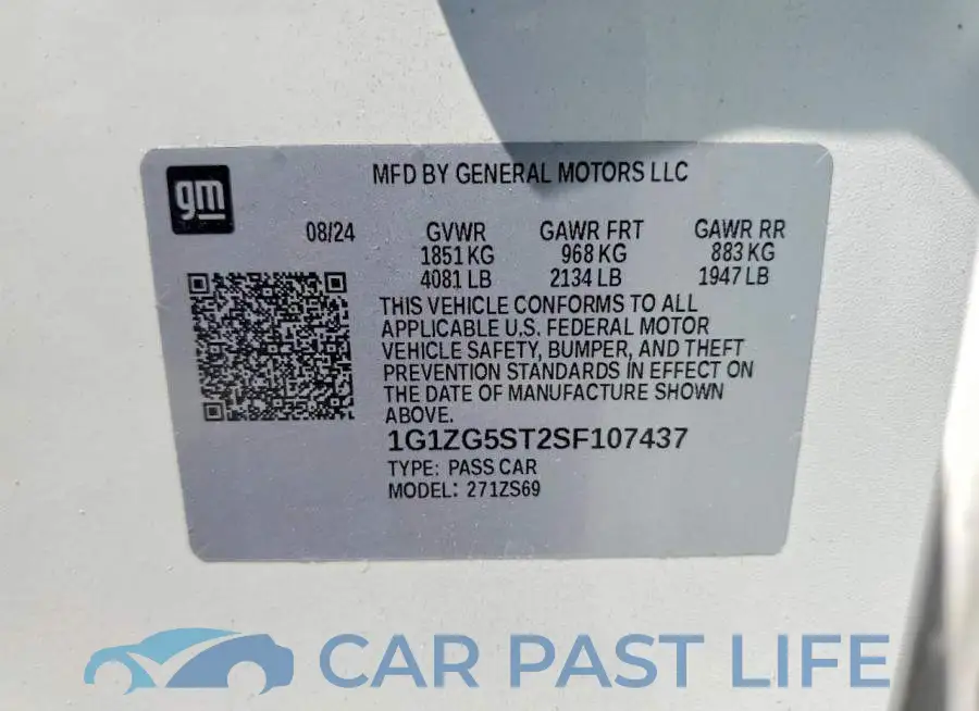 1G1ZG5ST2SF107437# 13