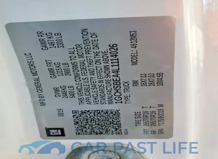 1GCHSBEA4L1114026# 12