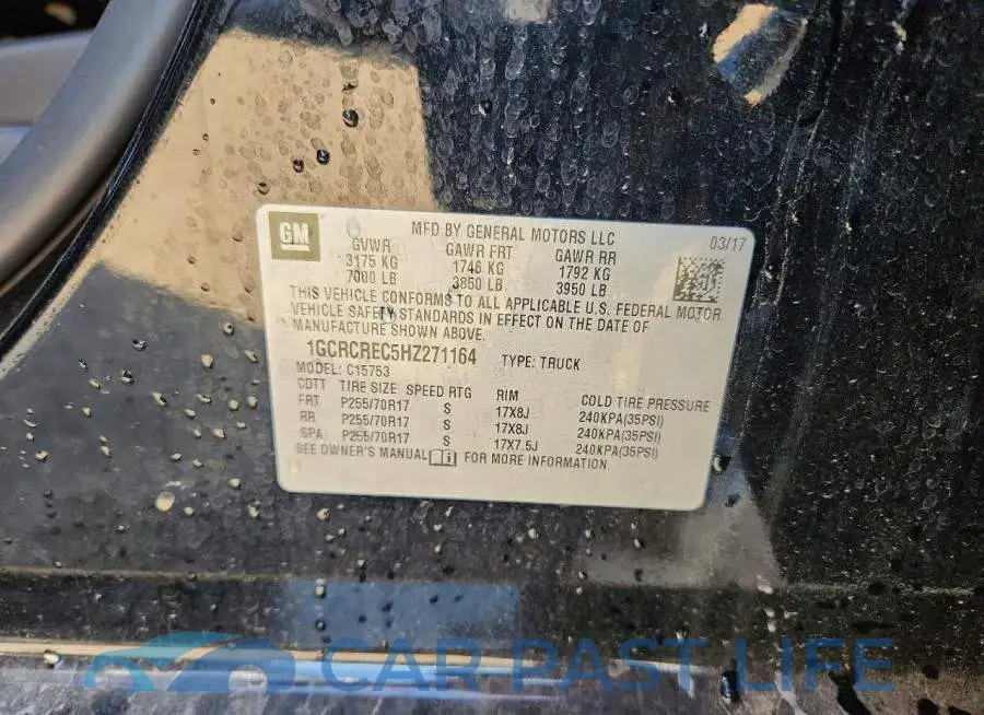 1GCRCREC5HZ271164# 13