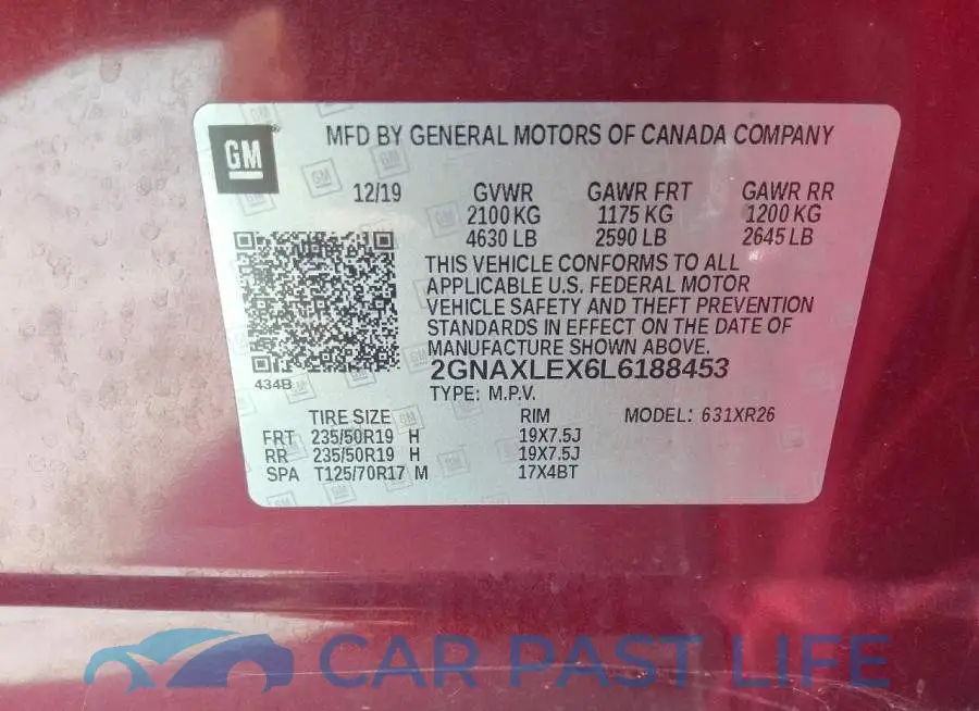 2GNAXLEX6L6188453# 13