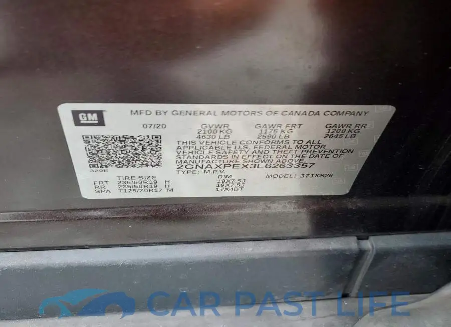 2GNAXPEX3L6263357# 13